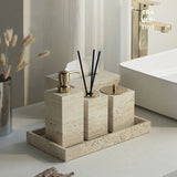 NaturaVero Travertin Badaccessoire-Set