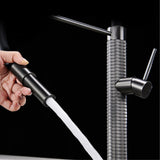 Aurivella FlexFlow 360° Küchenarmatur – Premium Messing mit Pull-Out Brause & Gold-Finish