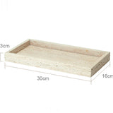 NaturaVero Travertin Badaccessoire-Set