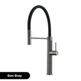 Aurivella FlexFlow 360° Küchenarmatur – Premium Messing mit Pull-Out Brause & Gold-Finish