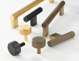 LineaForge Classic – T-Bar Möbelgriff | Massivmessing | Antik-Finish