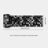 DecoMosaic 3D Mosaik Wandaufkleber – Selbstklebender, wasserdichter Backsplash