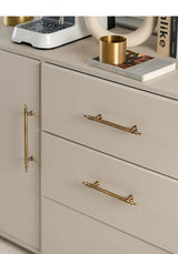 BronzoLux T-Bar – Massiver Messing-Möbelgriff in Antik-Bronze