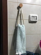 HangEasy Handtuch- und Toilettenpapierhalter aus Seil