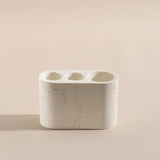 ZenAura Sandstein Badezimmer-Set – Natürliches Wabi-Sabi Accessoire-Set