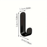 AquaHold Power J-Haken Set – 6er Selbstklebende Wandhaken