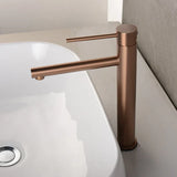 AurumLift Waschtischarmatur Gold – Hoher Wasserhahn Edelstahl | Einhebel Mischer | Modernes Badezimmer Highlight