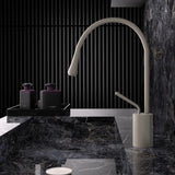 AurumLine Waschtischarmatur – Roségold Wasserhahn Messing | Schwenkbarer Waschbeckenhahn | Moderne Mischbatterie