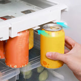CoolRack – Doppelte Dosenablage & Ausziehbarer Kühlschrank-Organizer