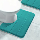 AquaComfort WC-U-Matte – Weicher, rutschfester und schnell trocknender Badezimmerteppich aus Mikrofaser