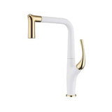 KüchenGlanz Pro – Ausziehbare Premium-Küchenarmatur in Gebürstetem Gold & Schwarz