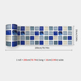 DecoMosaic 3D Mosaik Wandaufkleber – Selbstklebender, wasserdichter Backsplash