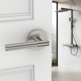 LuxGrip Privacy Türgriff – Geriffelter Hebelgriff ohne Schlüssel | Schlafzimmer & Bad