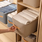 SchrankMeister Wäscheeinsatz – Kleidereinsatz für Schrank und Schublade | Perfekte Kleiderordnung | Platzsparende Aufbewahrung
