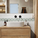 DecoMosaic 3D Mosaik Wandaufkleber – Selbstklebender, wasserdichter Backsplash