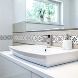 DecoMosaic 3D Mosaik Wandaufkleber – Selbstklebender, wasserdichter Backsplash