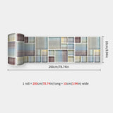 DecoMosaic 3D Mosaik Wandaufkleber – Selbstklebender, wasserdichter Backsplash