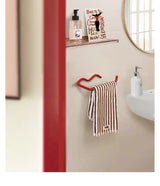 SteelGrip Wand-Toilettenpapierhalter – Robuster Metallhalter in Schwarz oder Rot