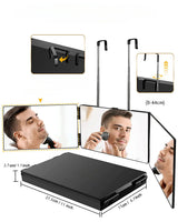 FlexiLook Tragbarer 3-teiliger Schminkspiegel