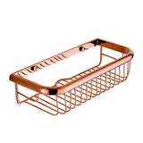 Roselux AuraShelf – Premium Duschablage aus Messing in Poliertem Roségold