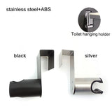 AquaJet Pro Hand-Bidetdusche in Schwarz-Grau-Silber
