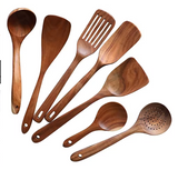 NatureChef Deluxe – Premium Holz-Kochutensilien-Set mit Stilvollem Aufbewahrungsbehälter