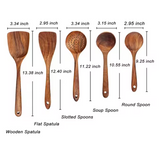 NatureChef Deluxe – Premium Holz-Kochutensilien-Set mit Stilvollem Aufbewahrungsbehälter