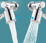 Flexible Wasserhahnverlängerung 1080 Grad – Schwenkbarer Strahlregler | Doppelfunktion Sprühaufsatz | Mehr Reichweite