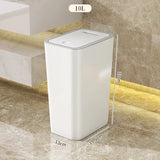 PureGuard 10L Hygiene-Mülleimer – Geruchsarm, Modern & Platzsparend