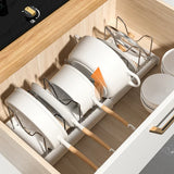 FoldiRack Pro – Faltbarer Topfdeckel- & Küchenorganizer | Platzsparendes Ordnungssystem