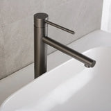 AurumLift Waschtischarmatur Gold – Hoher Wasserhahn Edelstahl | Einhebel Mischer | Modernes Badezimmer Highlight