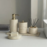NaturaVero Travertin Badaccessoire-Set