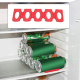 CoolRack – Doppelte Dosenablage & Ausziehbarer Kühlschrank-Organizer