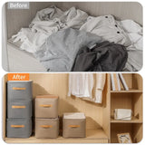SchrankMeister Wäscheeinsatz – Kleidereinsatz für Schrank und Schublade | Perfekte Kleiderordnung | Platzsparende Aufbewahrung
