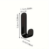 AquaHold Power J-Haken Set – 6er Selbstklebende Wandhaken
