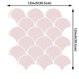 ProTile 3D Fliesenaufkleber – Selbstklebende PVC Wandfliesen, wasser