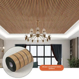 DecoWall 3D PVC Wandpaneele – Selbstklebende, Wasserfeste Lamellen