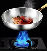 MasterCook Edelstahl-Bratpfanne Profiqualität