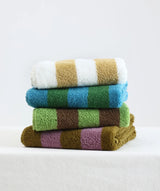 StripeElegance Luxe Baumwollhandtuch – Gestreiftes Premium-Handtuch in Hotelqualität