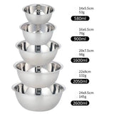 StackSteel Essential – Edelstahl-Rührschüssel-Set Stapelbar