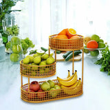 KitchenCharm – Metall-Drahtkorb für Obst & Gemüse