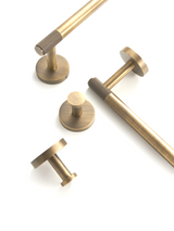 BronzeLine Badezimmer Set Messing – Antik Design Wandaccessoires | Handtuchhalter & Haken | Stilvolle Badorganisation
