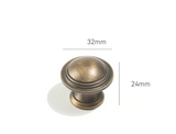 EuroLuxe Bronze Möbelgriffe – Klassische Messinggriffe im eleganten Vintage-Stil