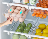 FreshSlide Pro – Transparente Kühlschrank-Schubladenbox
