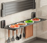 SmartChef – Faltbares 3-in-1 Küchenregal mit Haken