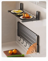 SmartChef – Faltbares 3-in-1 Küchenregal mit Haken