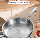 TitanEdge Prime – Premium Titan-Bratpfanne mit Hammerschlag-Struktur
