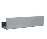 AquaOrdnung Wandablage Schwarz – Duschregal Aluminium | Mit Haken für Zubehör | Feuchtigkeitsbeständig