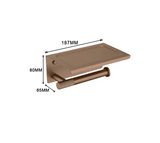 LuxiBath Pro – 6-teiliges Premium-Badaccessoires Set in Gebürstetem Roségold
