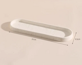 ZenAura Sandstein Badezimmer-Set – Natürliches Wabi-Sabi Accessoire-Set